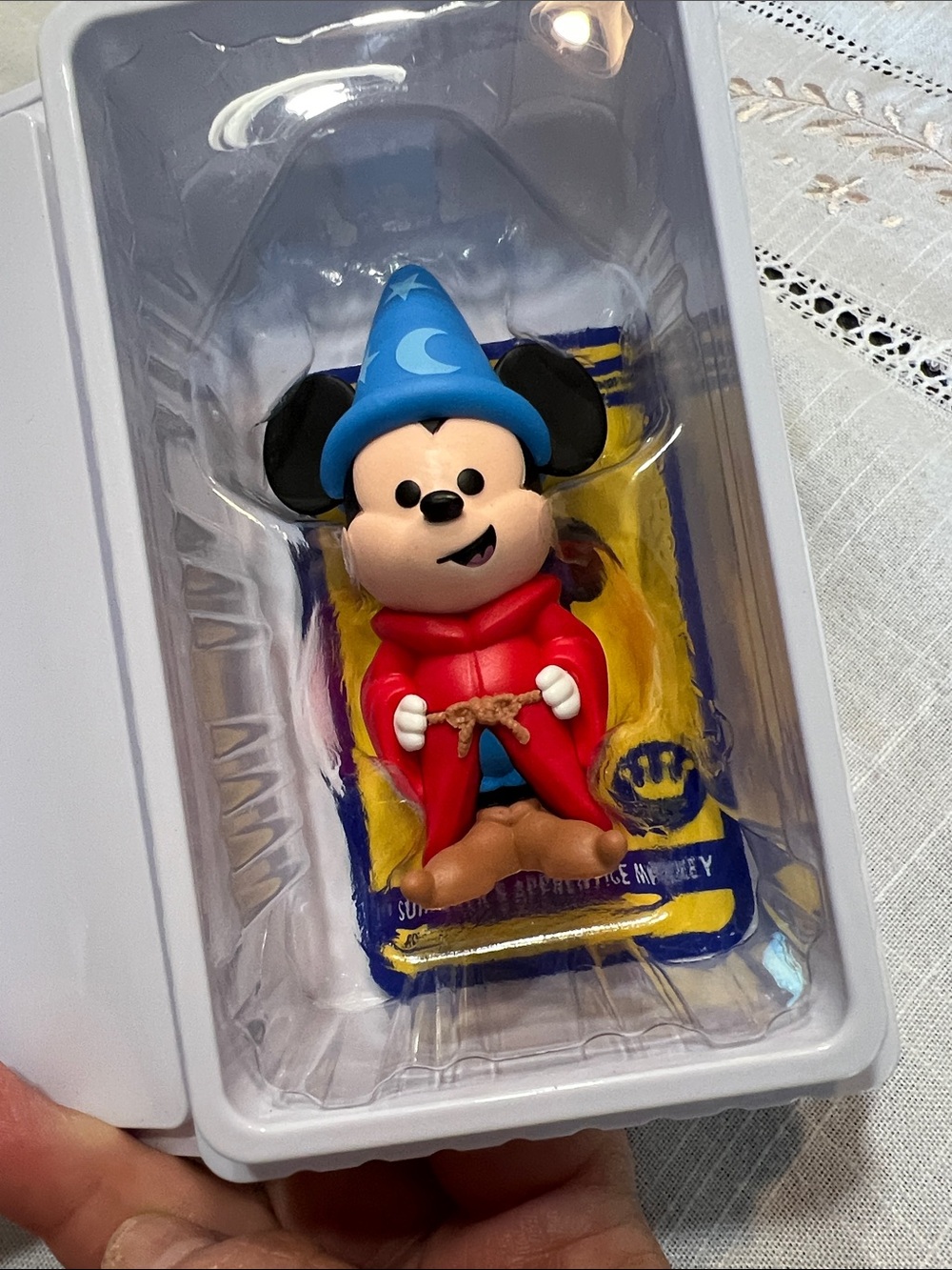 Disney Fantasia Mickey Sorcerer Blue and Red Rewind Funko Figure - Picture 2 of 4